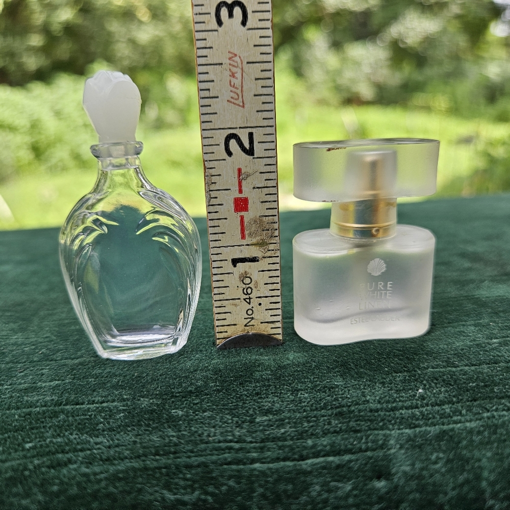 Eight Elegant Glass Perfume Bottle Collection Mini Vintage Bottles Miniatures - Picture 12 of 14